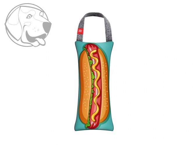 Pískací pešek z pevného nylonu Hot Dog
