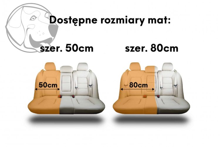 Ochranný potah do auta pro psa - Kardimata MAX KOMFORT SPORT  50 cm(s měkkou výplní)