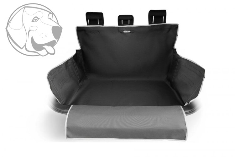 Ochranný kryt pro přepravu psů Kardibag Protect Plus s překrytím - černý L