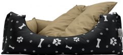 Pelech pro psy Foot Brown 60 cm x 50 cm