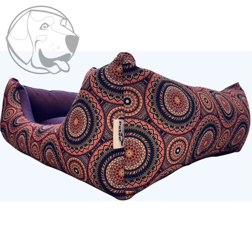 Pelech pro psy Mandala s matrací 60cm x 50cm x 20cm