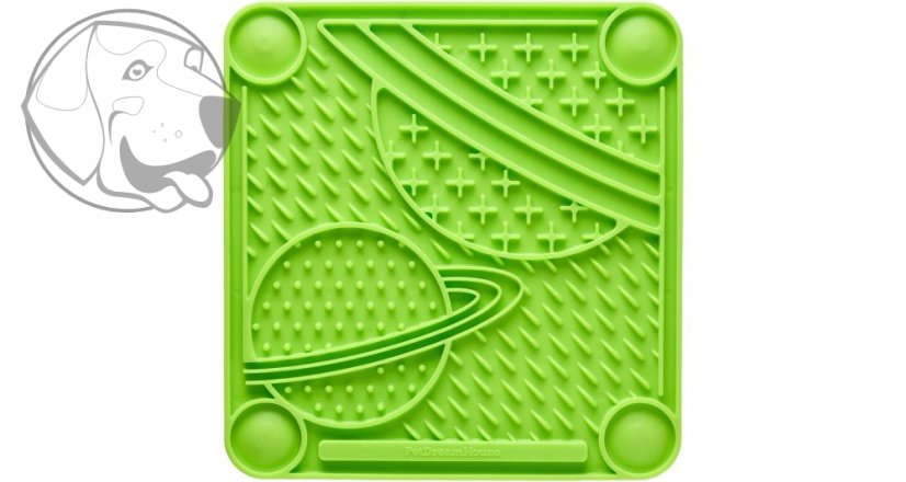 PetDreamHouse lízací podložka Paw Planet Lick Pad – zelená