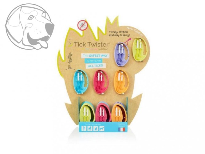 Odstraňovač klíšťat O´TOM Thick Twister - Barva: Růžová