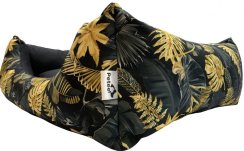 Pelech pro psy Jungle Gold s matrací 60 cm x 50 cm