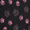 Originál VetBed deka pro psa grafit- packy růžové, DELUXE / protiskluzová, 100 cm x 75 cm