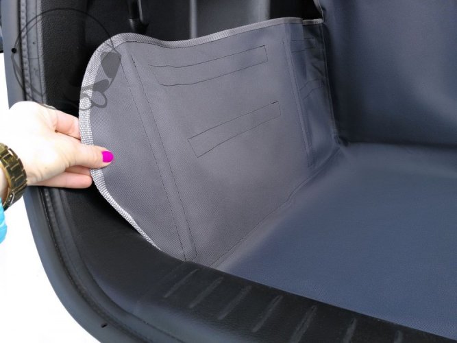 Ochranný kryt pro přepravu psů Kardibag Protect Plus s překrytím - černý L