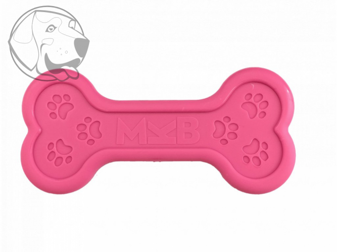MKB Kost, super odolná nylonová žvýkací hračka – růžová