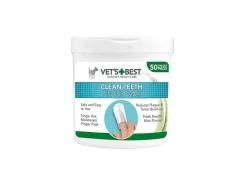 Čistící návlek na prst na zuby pro psy VET´S BEST 50 ks