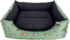 Pelech pro psa Dog Pistachio 60cm x 50cm s polštářem