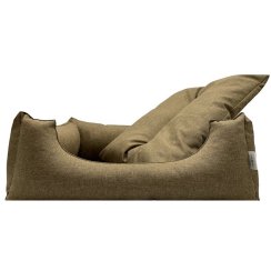 Pelech pro psy LUX Caramel s polštářem 60cm x 50cm x 20cm