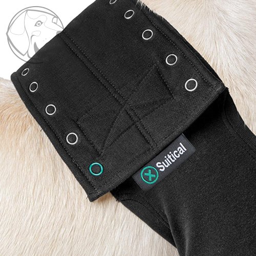 Pooperační ochranné oblečení na přední nohu psa - Délka návleku / obvod hrudníku: 23cm délka / 45-61cm obvod hrudníku