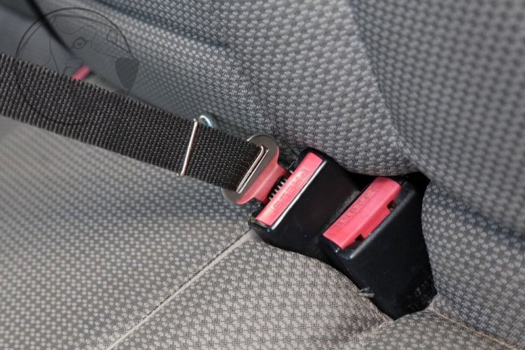 SET - Bezpečnostní pás (postroj + vodítko pro psa), velikost XL / růžový