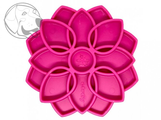 SodaPup Mandala, nylonová senzorická miska / růžová