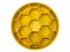 SodaPup Senzorická miska Včelí plástev – Žlutá