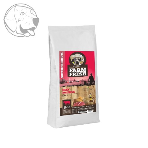 Farm Fresh Beef and Rice 15kg