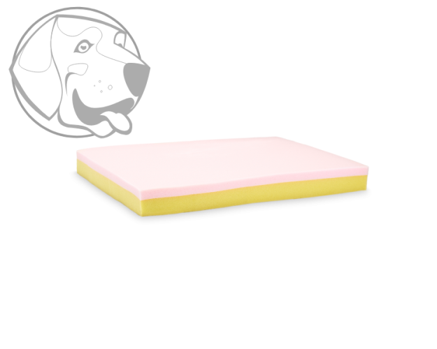 ORTOPEDICKÁ MATRACE pro psa - ŠEDÁ 120 cm x 80 cm