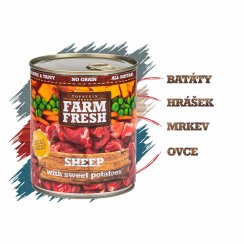 Farm Fresh Sheep with Sweet Potatoes 400 g ( ovce + sladké brambory)