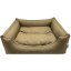 Pelech pro psy LUX Caramel s polštářem 60cm x 50cm x 20cm
