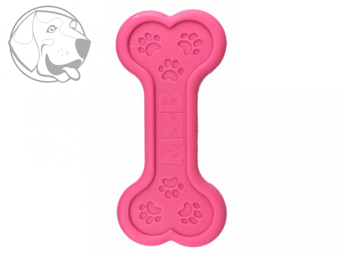 MKB Kost, super odolná nylonová žvýkací hračka – růžová