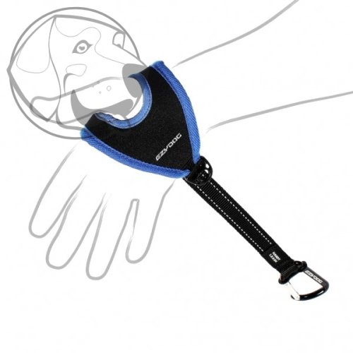 EZYDOG VODÍTKO HANDY LEASH™ , barva modro - černá