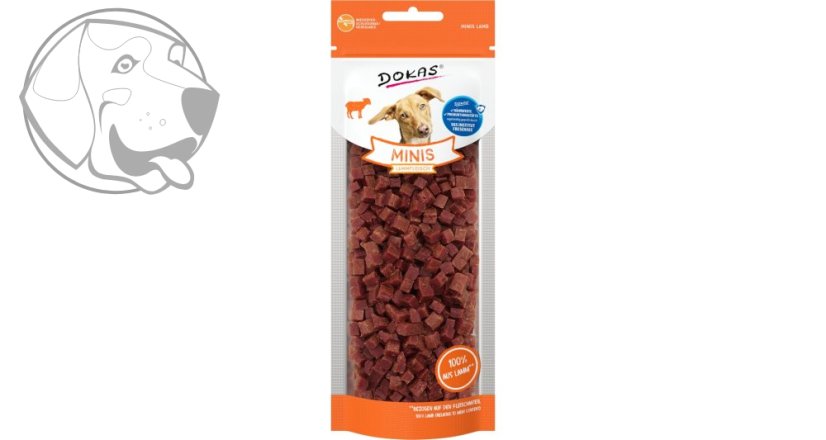 Dokas Minis Kostičky z jehněčího masa 70 g