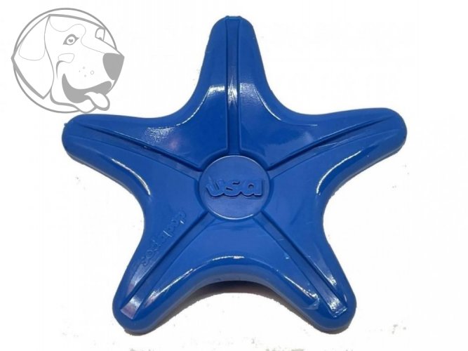 SodaPup Hvězdice, super odolná nylonová žvýkací hračka pro psy / modrá