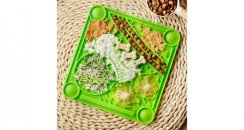 PetDreamHouse lízací podložka Paw Planet Lick Pad – zelená