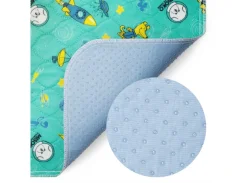 Absorpční pratelná podložka pro psy MISOKO - potisk rakety / 50 cm x 40 cm