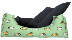 Pelech pro psa Dog Pistachio 60cm x 50cm s polštářem