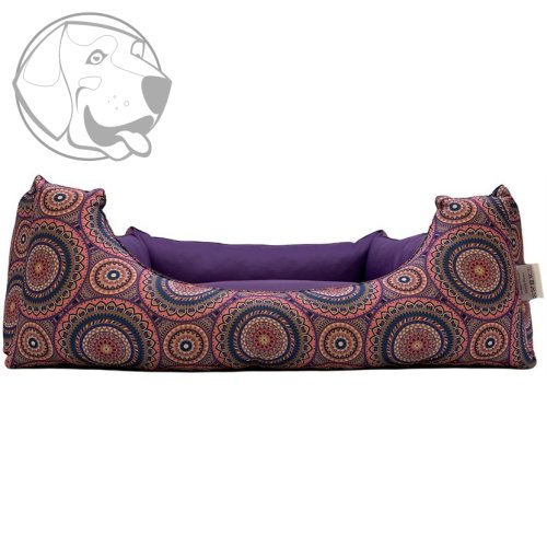 Pelech pro psy Mandala 60cm x 50cm x 20cm s polštářem