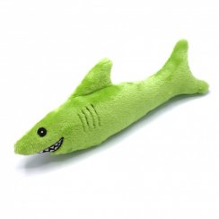 Hračka pro psa - Žralok (zelený) / pískací