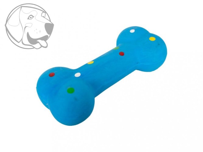 Pískace hračka pro psa kost 17cm
