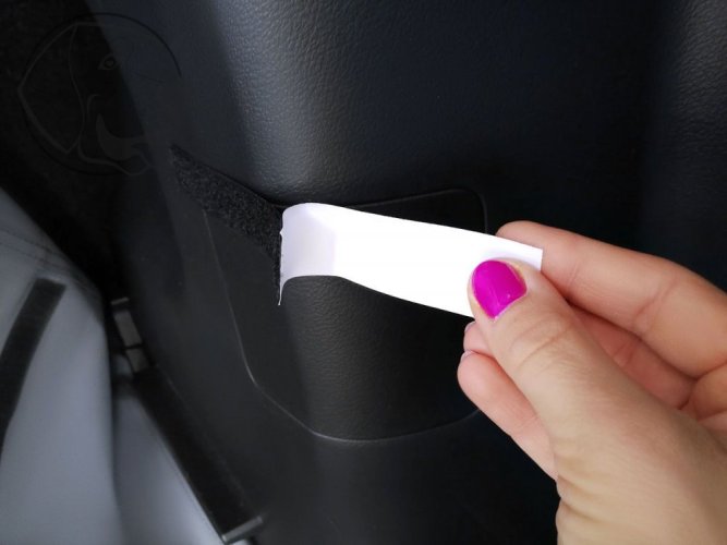 Ochranný kryt pro přepravu psů Kardibag Protect Plus s překrytím - černý L