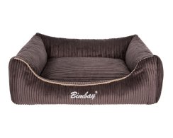 Manšestrový pelech pro psy 100 cm x 80 cm -  světle hnědý