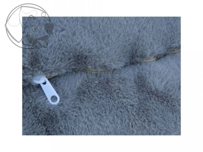 Oboustranný  pelech Santorini Thermo Switch pelíšek pro psy ,, S" šedý