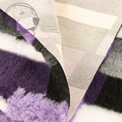 Originál VetBed deka pro psa DELUXE/ Patchwork - lila / protiskluzová, 150 cm x 100 cm
