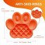 PetDreamHouse zpomalovací miska Paw Slow Feeder – oranžová