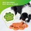 PetDreamHouse zpomalovací miska Paw 2 v 1 – zelená