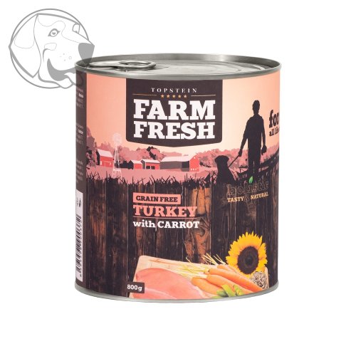 Farm Fresh Turkey with Carrot ( krůta s mrkví) 400 g