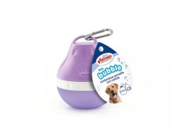 Cestovní láhev na vodu pro psa s miskou malá fialová 160 ml