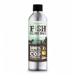TOPSTEIN Fish Oil for Dogs 100% Iceland Cod Fish Oil ( islándská treska) 500 ml