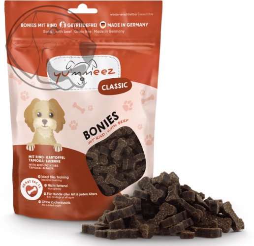 Yummeez Classic Bonies s hovězím masem 175 g