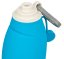 Láhev na vodu se sklopnou silikonovou miskou, 0.55 l, plast/silikon