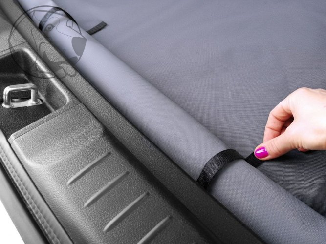Ochranný kryt pro přepravu psů Kardibag Protect Plus s překrytím - černý L
