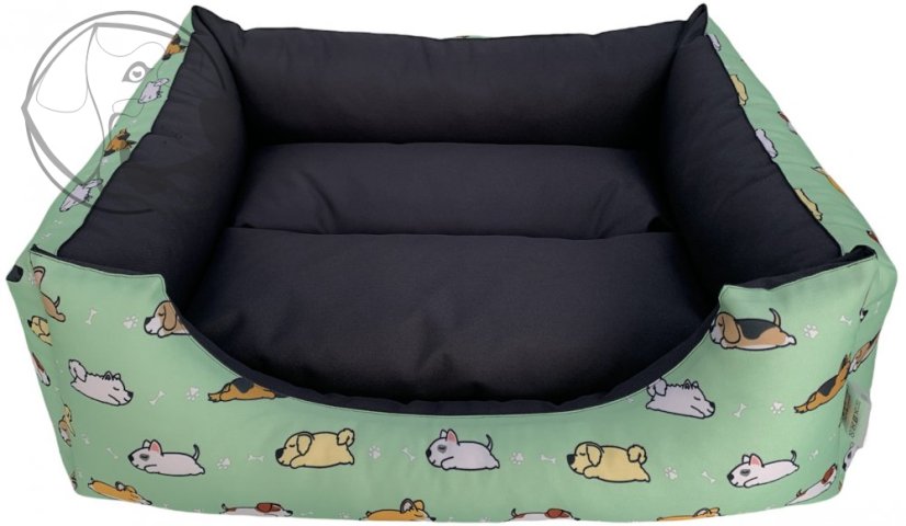 Pelech pro psa Dog Pistachio 60cm x 50cm s polštářem