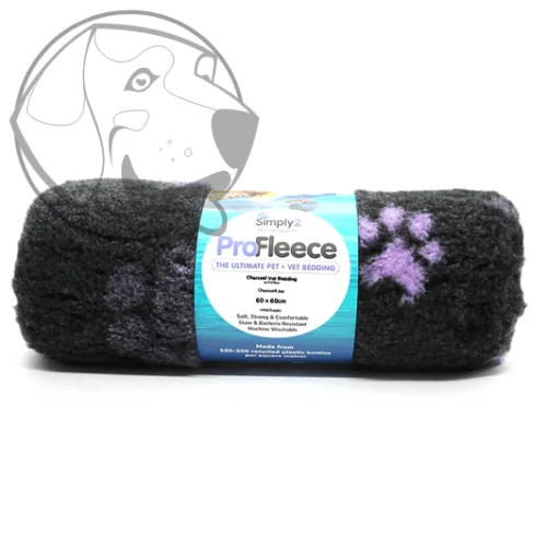 Originál VetBed deka pro psa grafit- packy LILA, DELUXE / protiskluzová, 100 cm x 75 cm