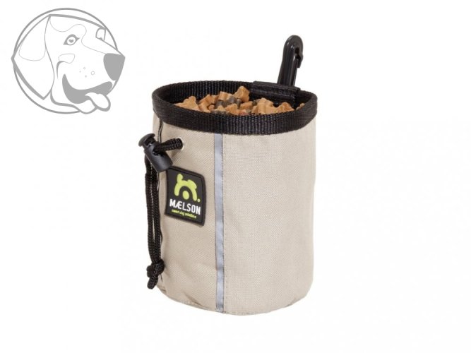 Nylonový pamlskovník Treatee Pouch béžový