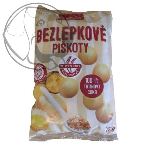 Piškoty 120g bezlepkové/28ks