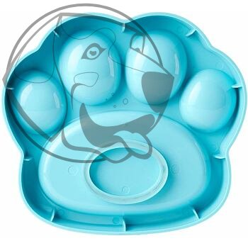 PetDreamHouse zpomalovací miska Paw 2 v 1 Mini – modrá