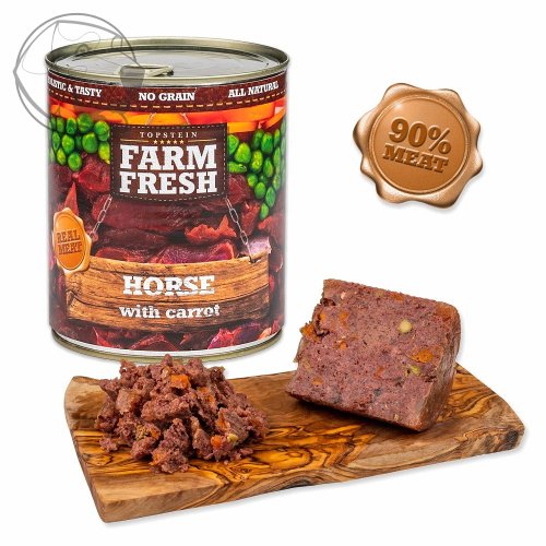 Farm fresh Horse with Carrot ( kůň s mrkví) 800 g